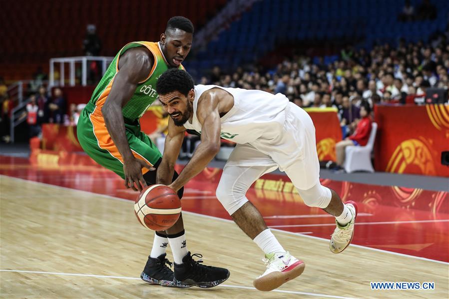 (SP)CHINA-GUANGZHOU-BASKETBALL-FIBA WORLD CUP-GROUP M-NGA VS CIV(CN)