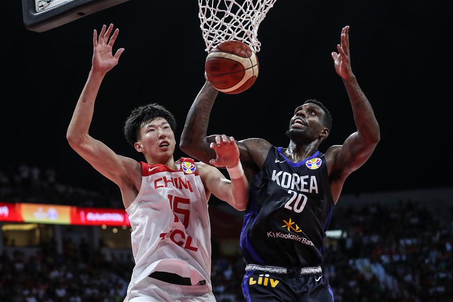 (SP)CHINA-GUANGZHOU-BASKETBALL-FIBA WORLD CUP-GROUP M-CHN VS KOR(CN)