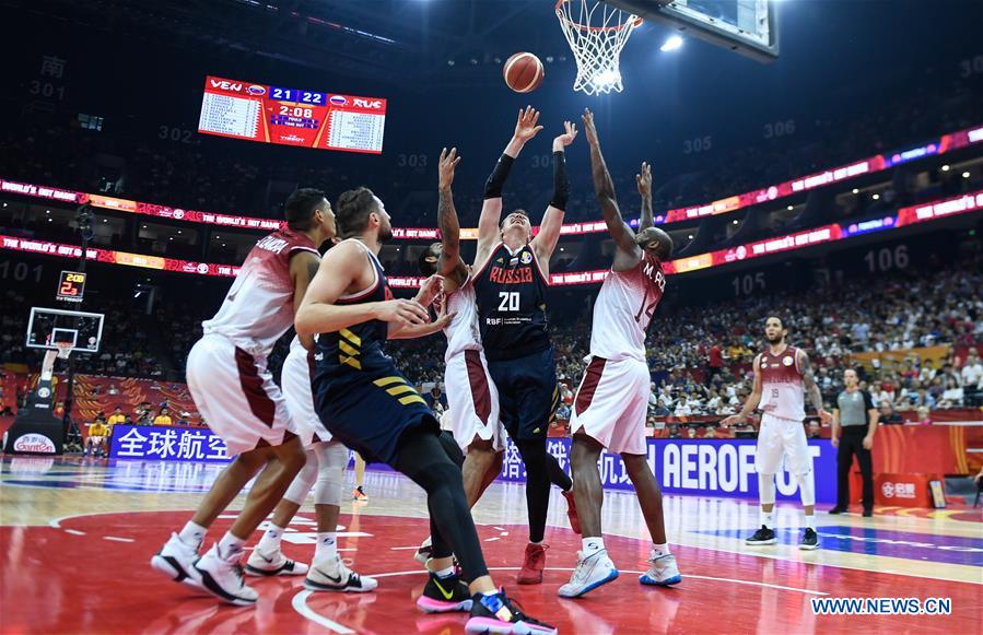 (SP)CHINA-FOSHAN-BASKETBALL-FIBA WORLD CUP-GROUP I-VEN VS RUS(CN)