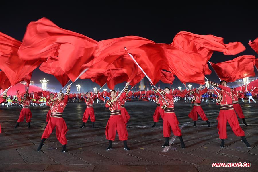 (PRC70Years)CHINA-BEIJING-NATIONAL DAY-CELEBRATIONS-EVENING GALA (CN)