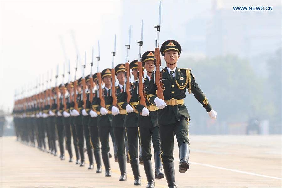  (PRC70Years) XINHUA PHOTOS OF THE DAY