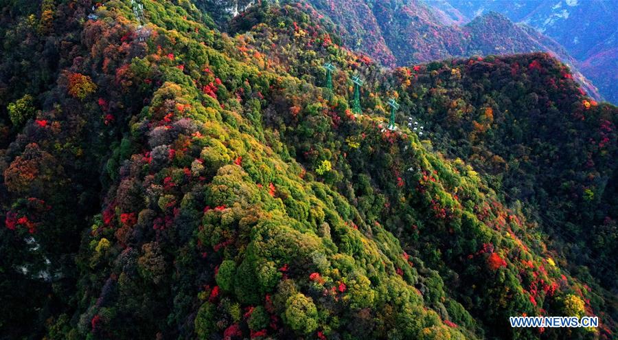 CHINA-SHAANXI-HUAZHOU-SHAOHUA MOUNTAIN-AUTUMN (CN)