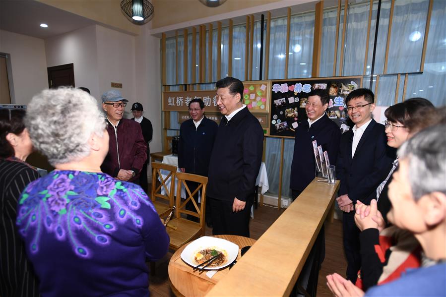 CHINA-SHANGHAI-XI JINPING-INSPECTION (CN)