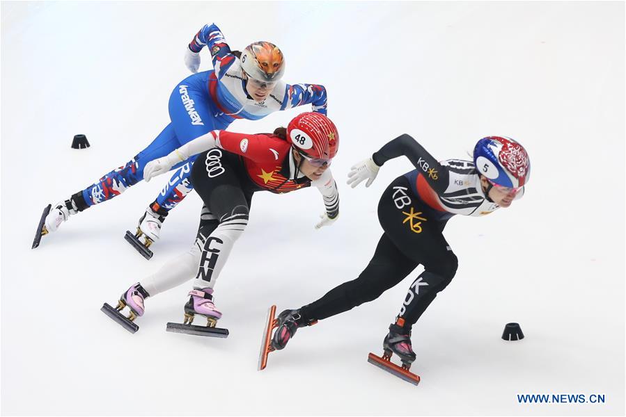 (SP)THE NETHERLANDS-DORDRECHT-ISU WORLD CUP-SHORT TRACK