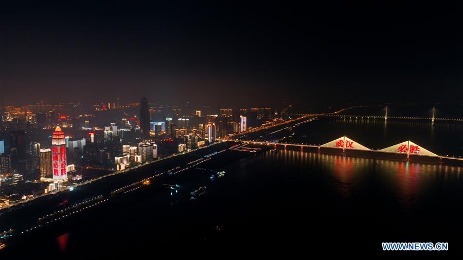 CHINA-HUBEI-WUHAN-NIGHT VIEW (CN)