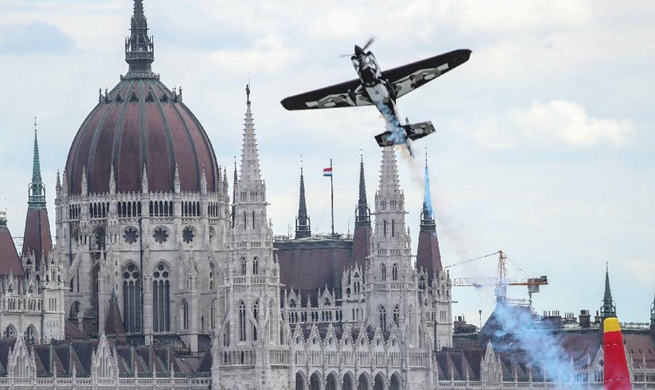 Red Bull Air Race World Championship held in Budapest, Hungary