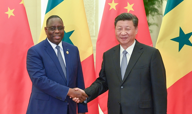 Xi meets Senegalese president