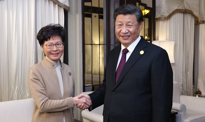 Xi Focus: Xi meets HKSAR chief executive