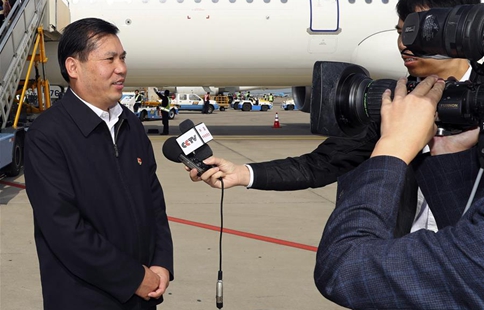 Delegates of Jiangxi Province to 19th CPC National Congress arrive in Beijing