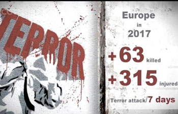 News Map: 2017 The year sees multiple terror attacks hit European cities