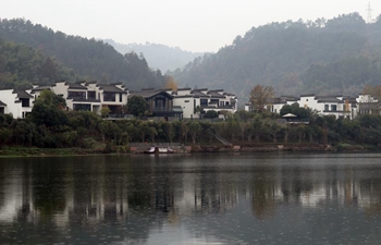 Scenery of Yuliang dam scenic area in China's Anhui