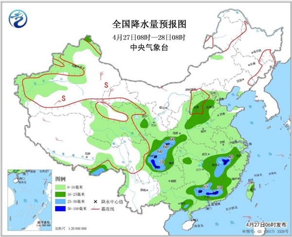 周末雨不休！南北方同迎大范围降水