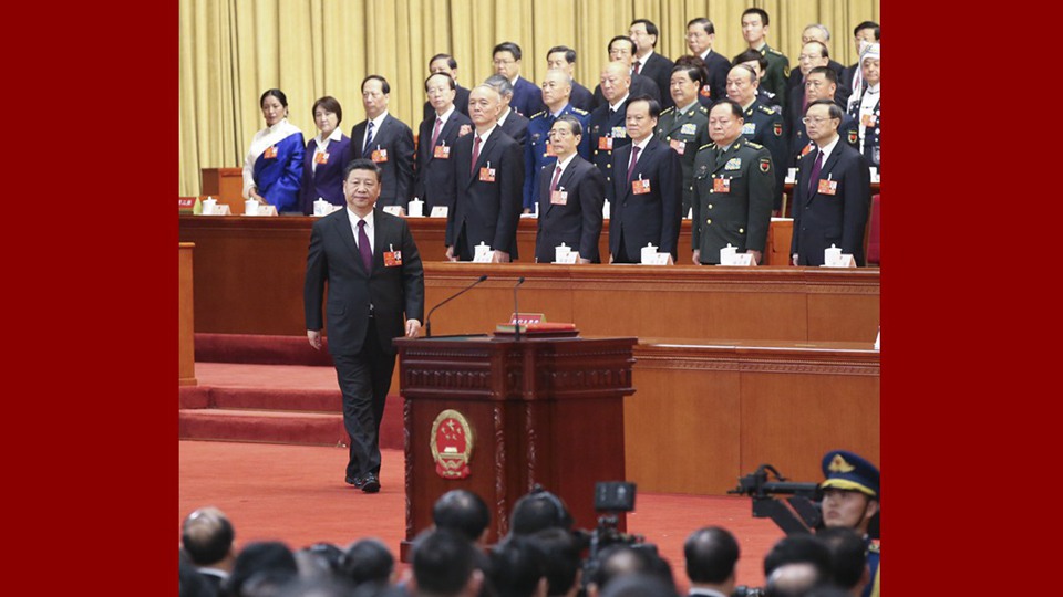 习近平当选国家主席、中央军委主席