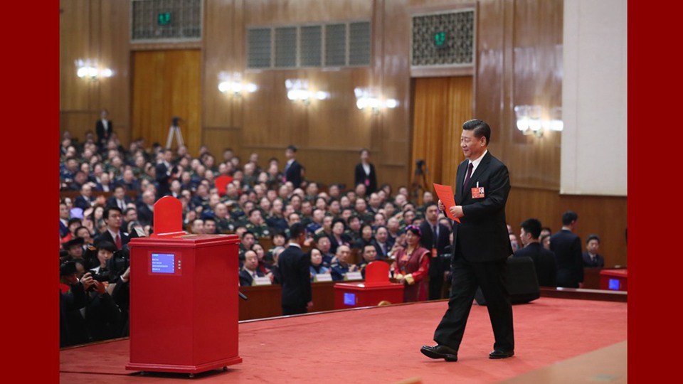 习近平当选国家主席、中央军委主席