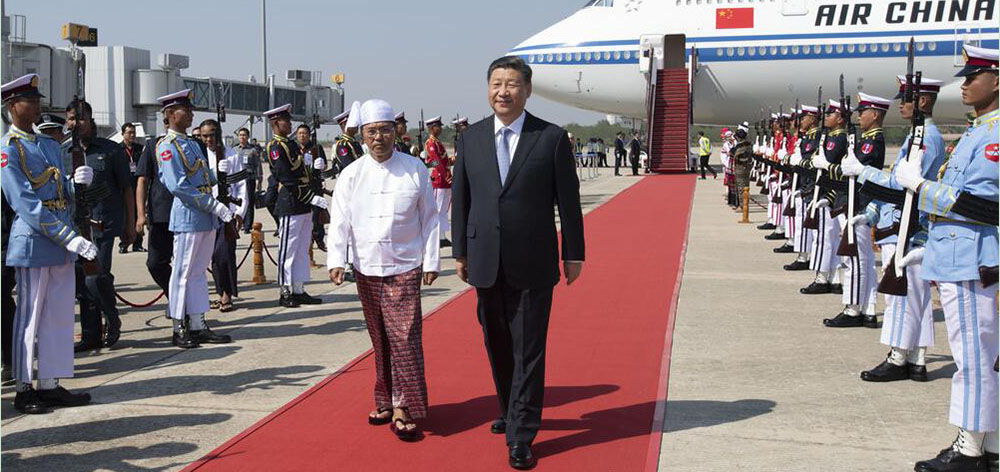 高清大图｜习主席新年首访 缅甸最高规格迎接！